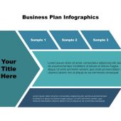 Business plan infographics Shape PowerPoint Templates