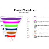 Morph gradient Funnel Powerpoint template