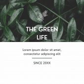 The green life Company overview PowerPoint Presentation Template