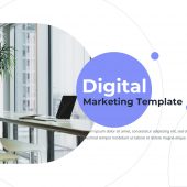 Digital Marketing Abstract Powerpoint Template