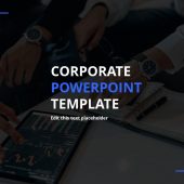 Dark Blue Powerpoint Template