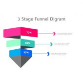 shadow funnel diagram powerpoint template