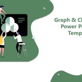 Graph & Pie Chart powerpoint template