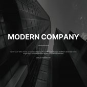 Modern Company specification PowerPoint Template