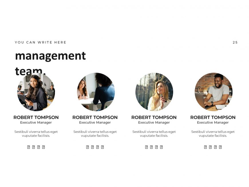 Elegant blue business powerpoint template