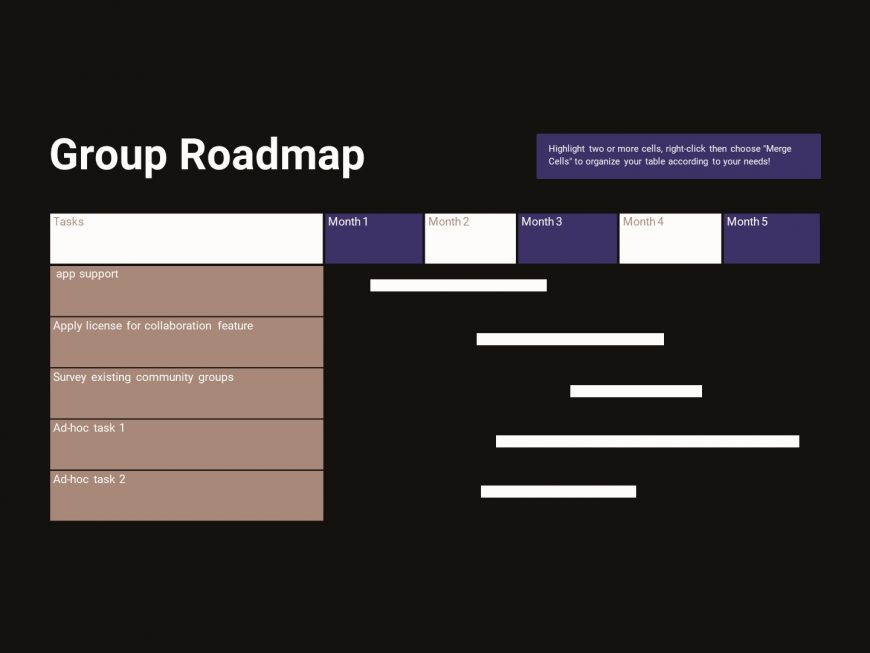 Group Weekly Updates with mockup presentation template