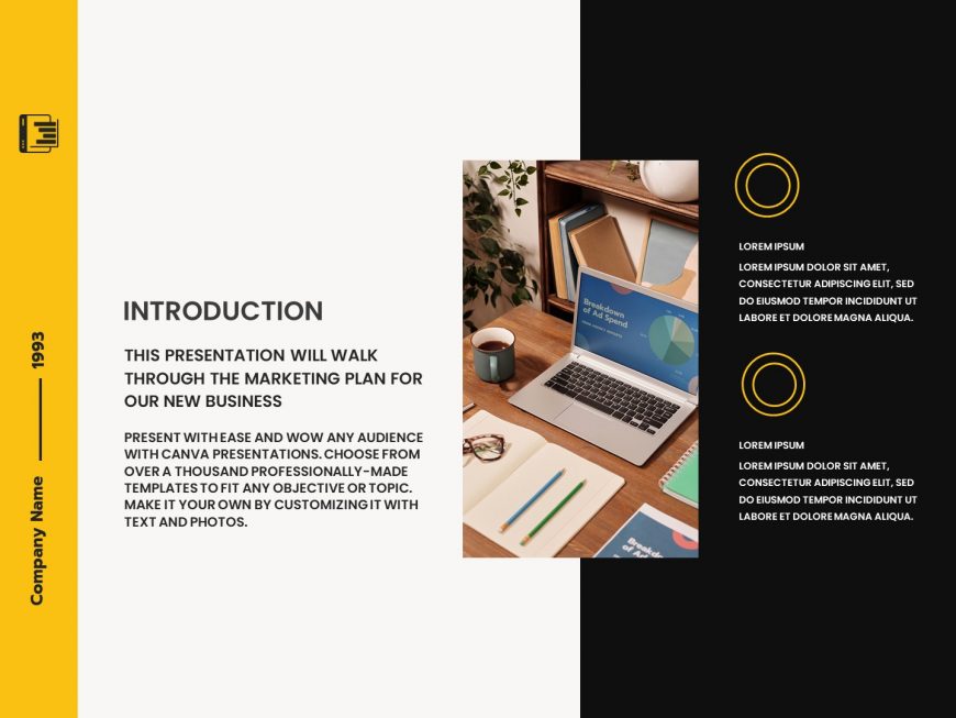 Company overview PowerPoint Presentation Template