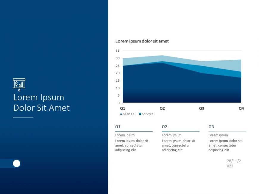 Area Charts Power Point Presentation