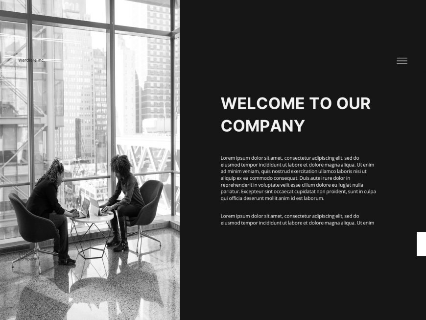 Modern Company specification PowerPoint Template