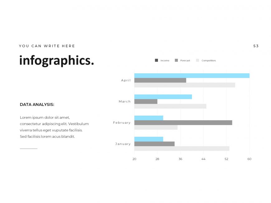 Elegant blue business powerpoint template