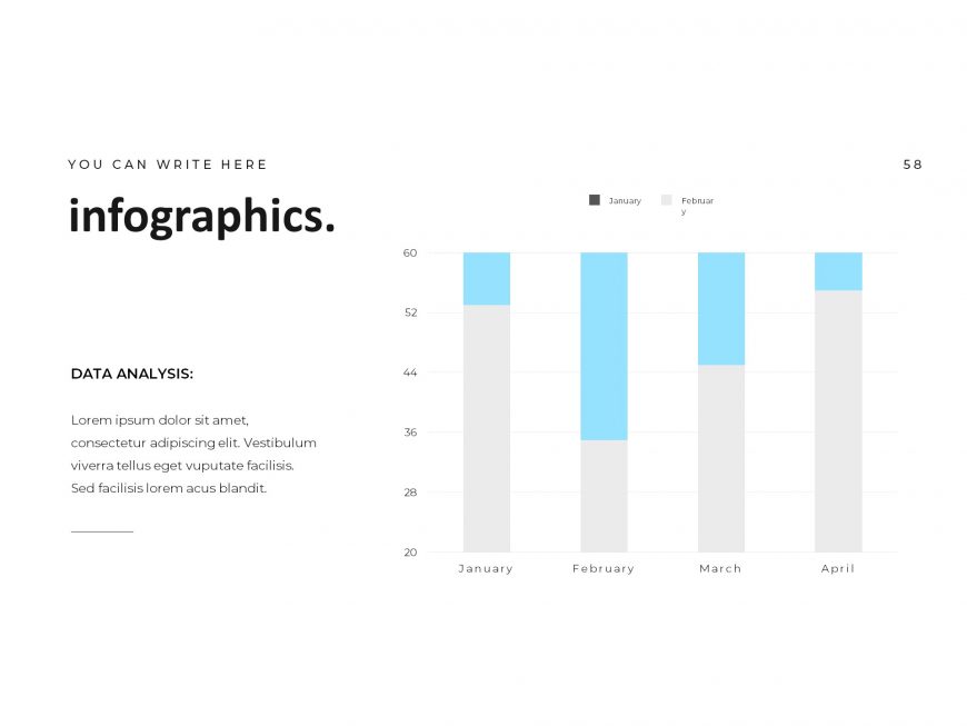 Elegant blue business powerpoint template