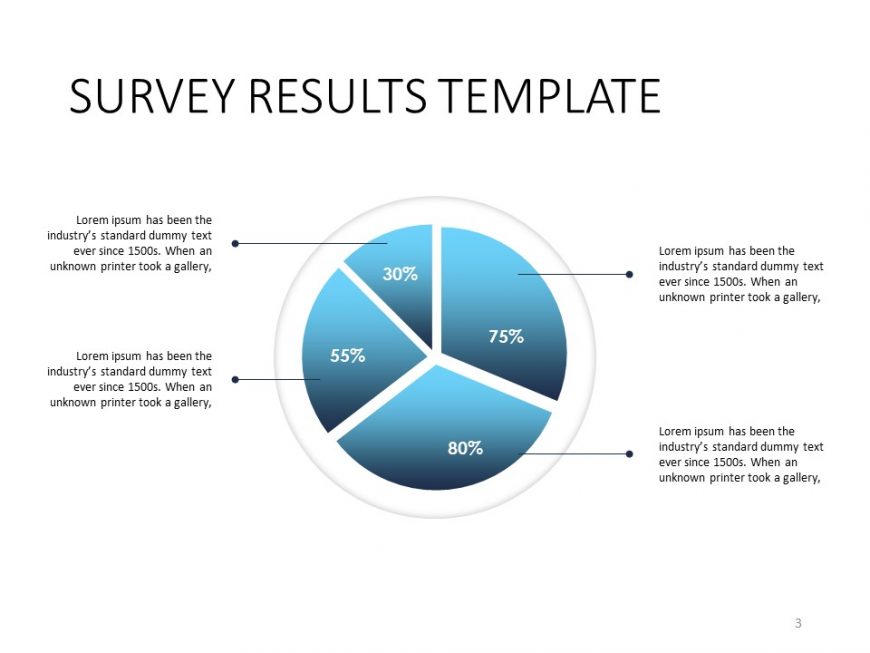 Survey Result Chart PowerPoint Template