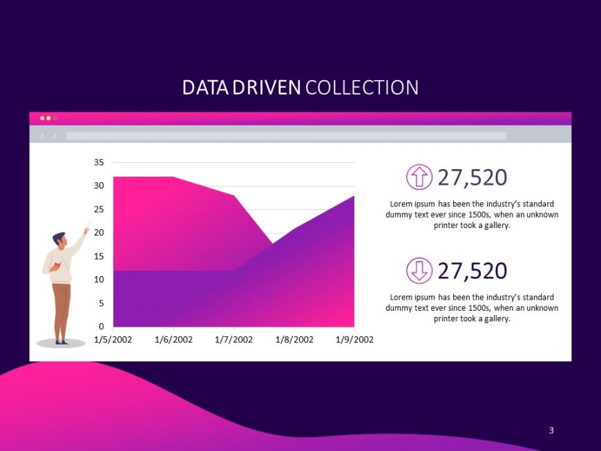 Graph & Chart Theme Power Point Presentation