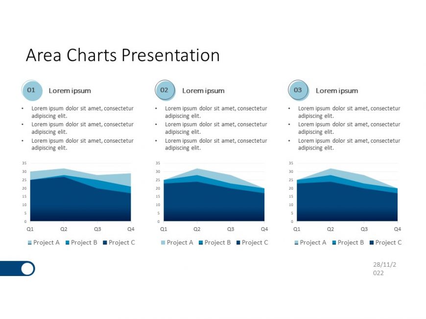 Area Charts Power Point Presentation