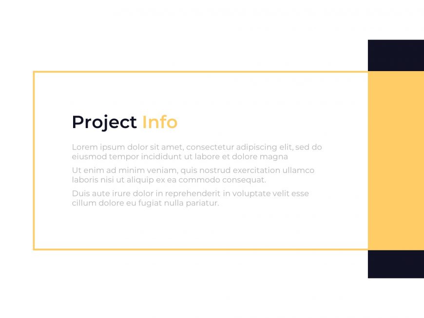 Personal Project Business Powerpoint Template