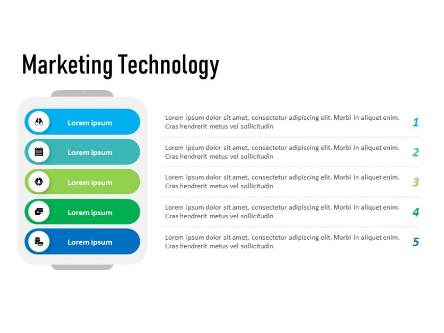 Multi Colour Infographic Powerpoint Template