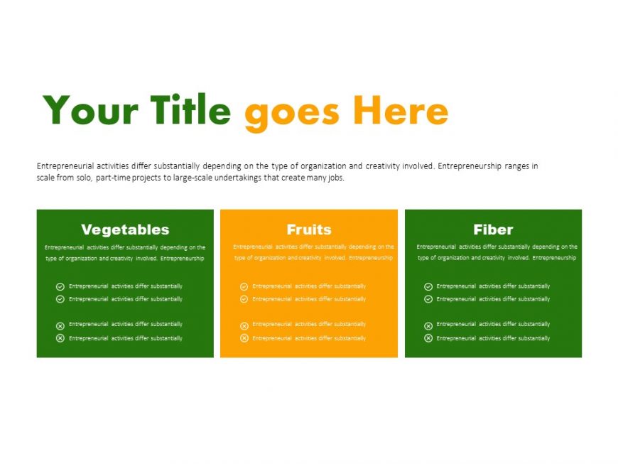 Fruit Business Powerpoint Template