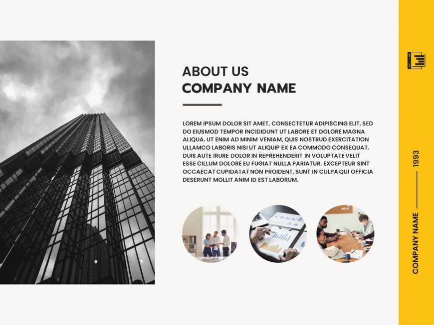 Company overview PowerPoint Presentation Template