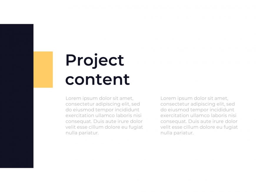 Personal Project Business Powerpoint Template