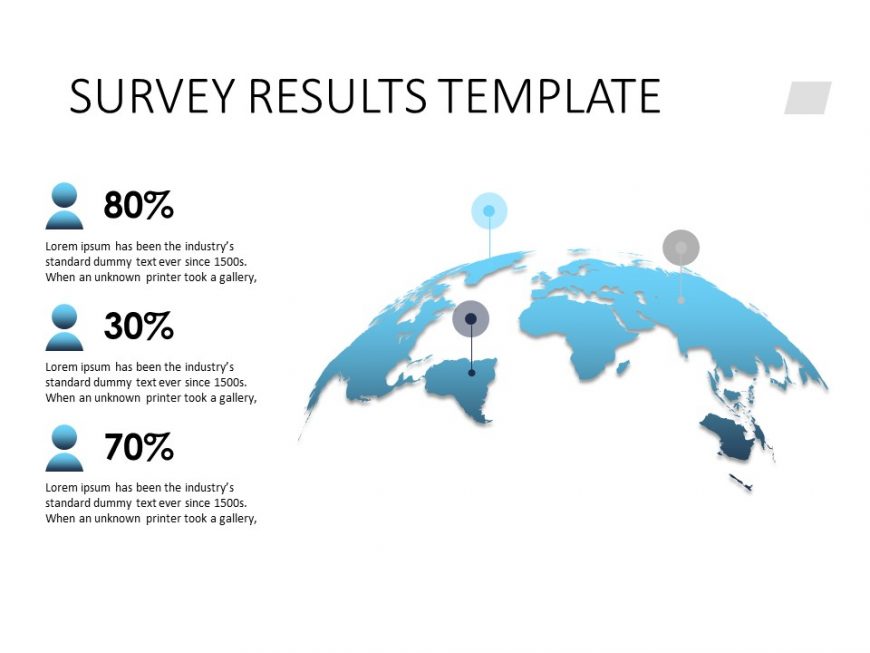 Survey Result Chart PowerPoint Template