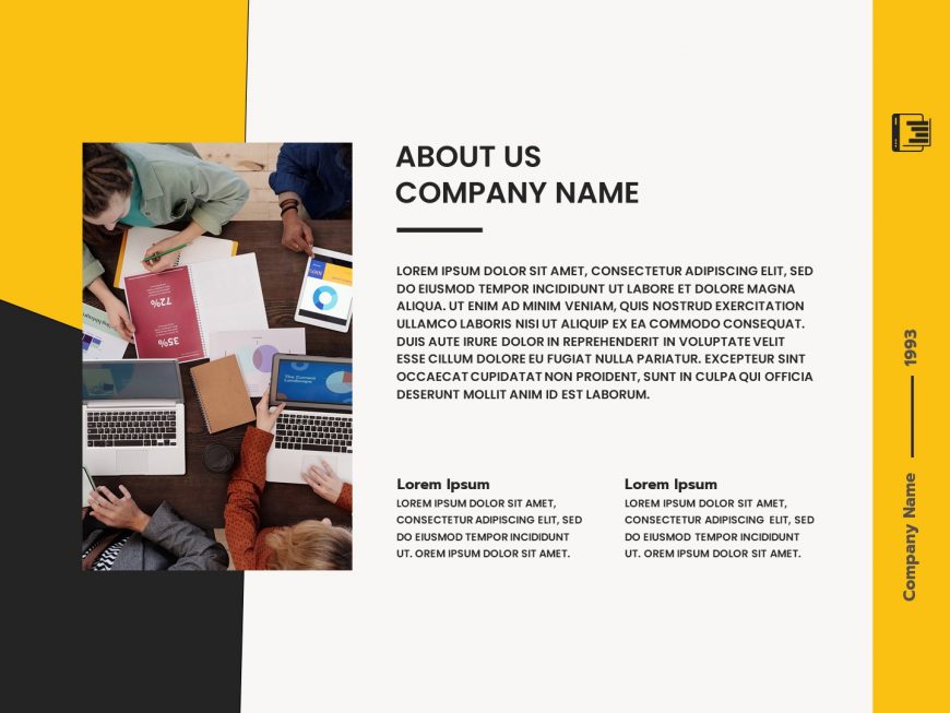 Company overview PowerPoint Presentation Template