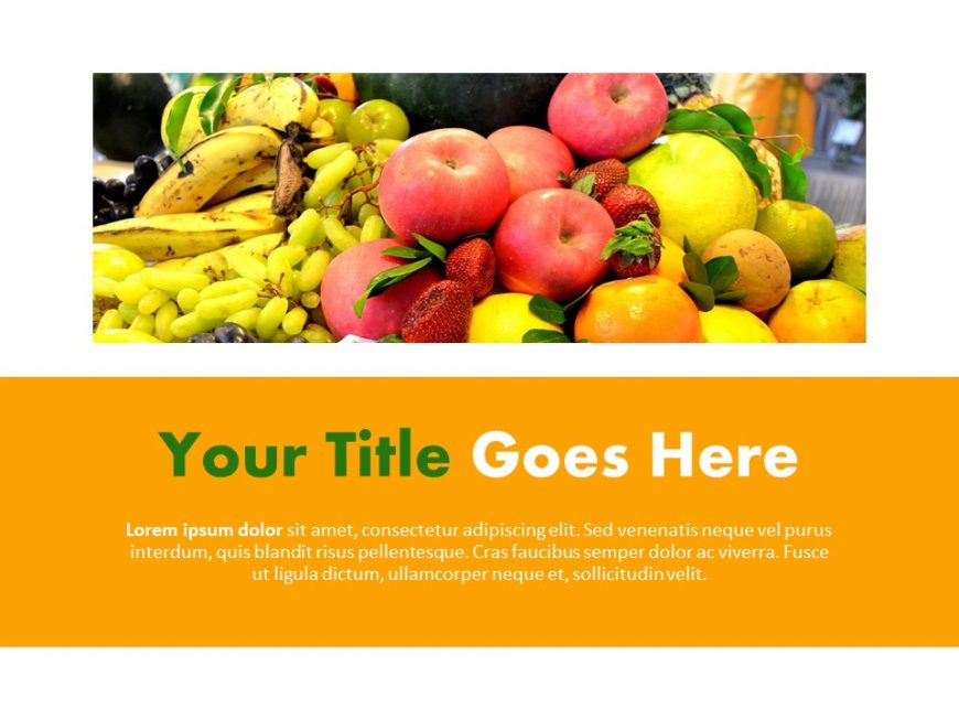 Fruit Business Powerpoint Template