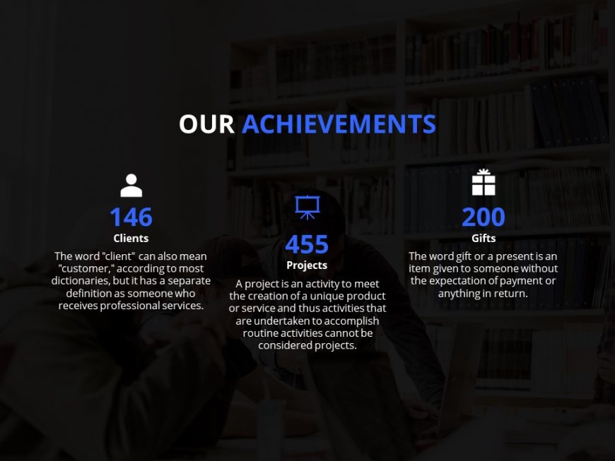 Dark Blue Powerpoint Template