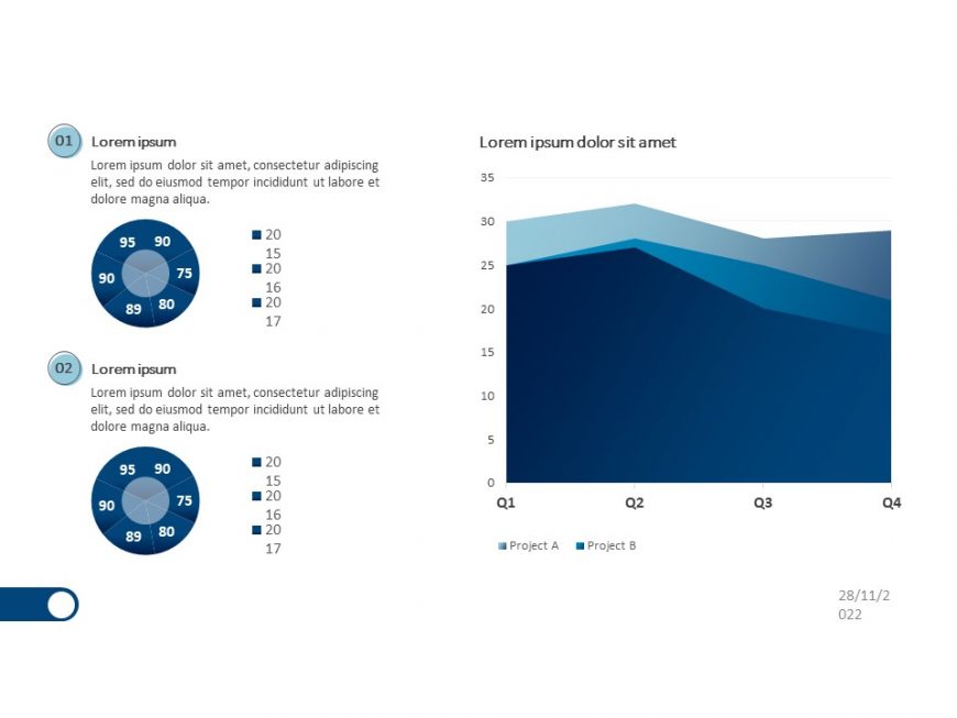 Area Charts Power Point Presentation