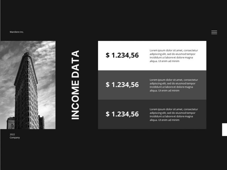 Modern Company specification PowerPoint Template