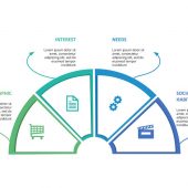 Target Customer Wheel Pointer PowerPoint Template