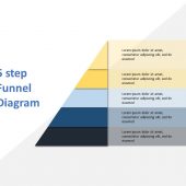 Triangle funnel powerpoint template