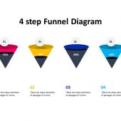 seperate funnel Diagram powerpoint template