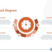 Buisness Clock Infographic Powerpoint Template