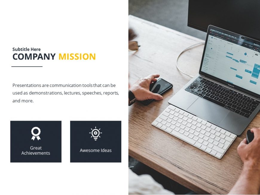 Modern Mockup Marketing PowerPoint Template