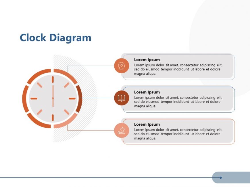 Buisness Clock Infographic Powerpoint Template