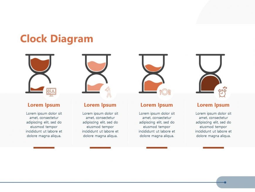 Buisness Clock Infographic Powerpoint Template