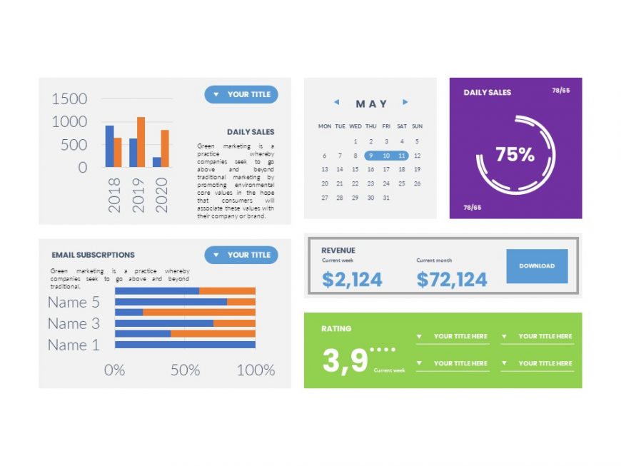 Dashboard Powerpoint Template