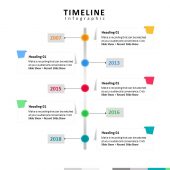 List Timeline Infographic PowerPoint Template