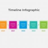 Square Timeline PowerPoint Template