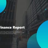 Finance Report PowerPoint Template