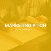 Marketing Yellow Pitch PowerPoint Template