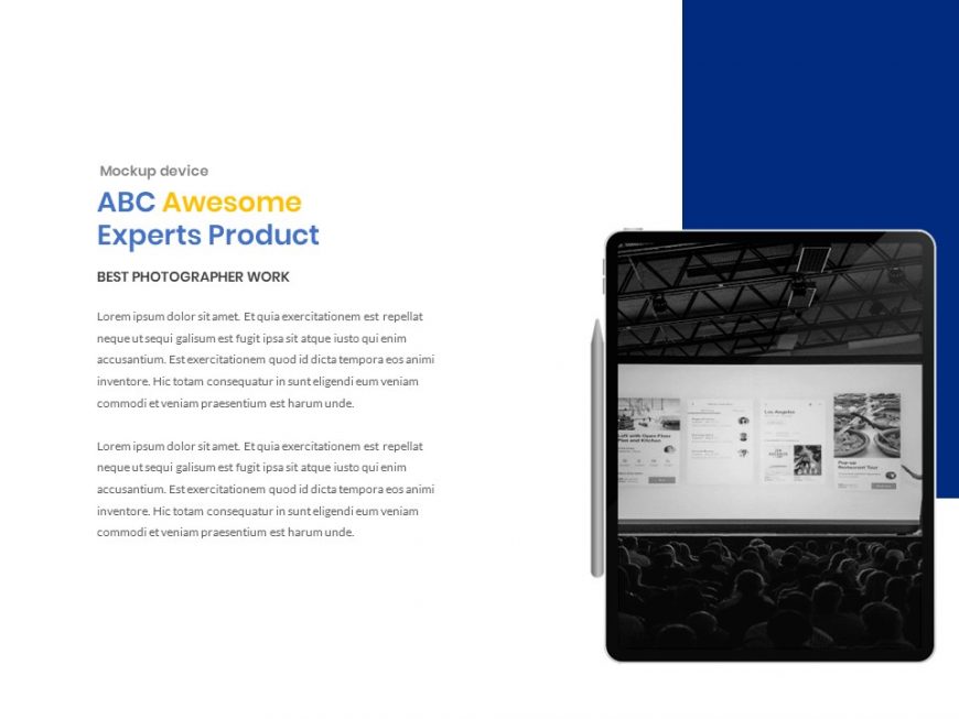 Dark Blue Pitch Deck PowerPoint Template