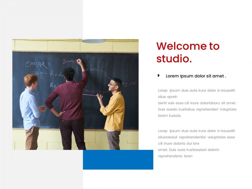 Studio Presentation PowerPoint Template