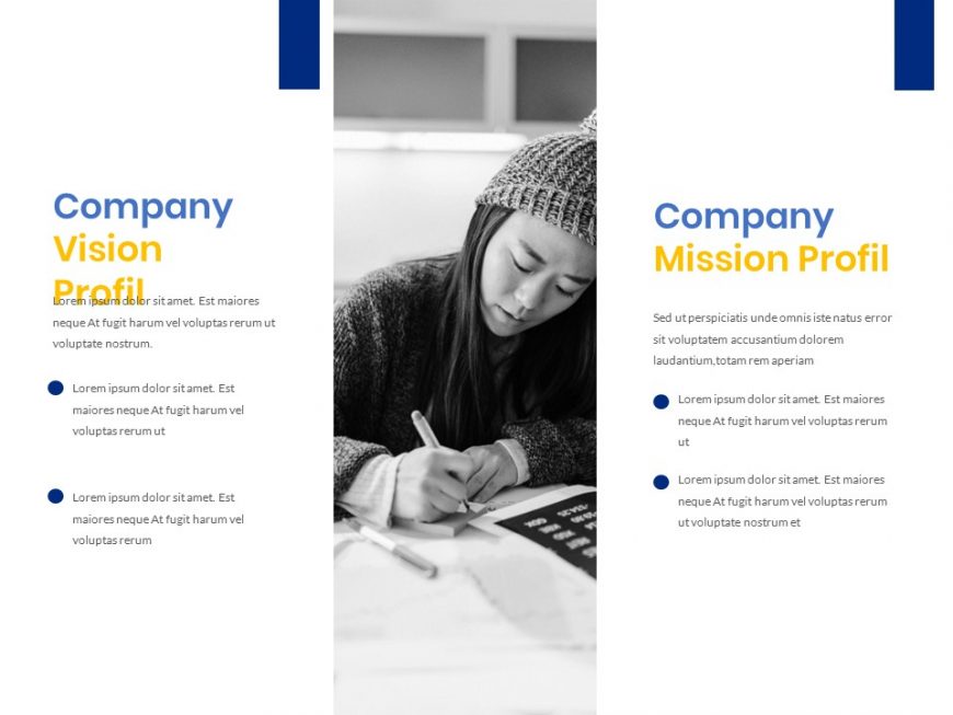 Dark Blue Pitch Deck PowerPoint Template