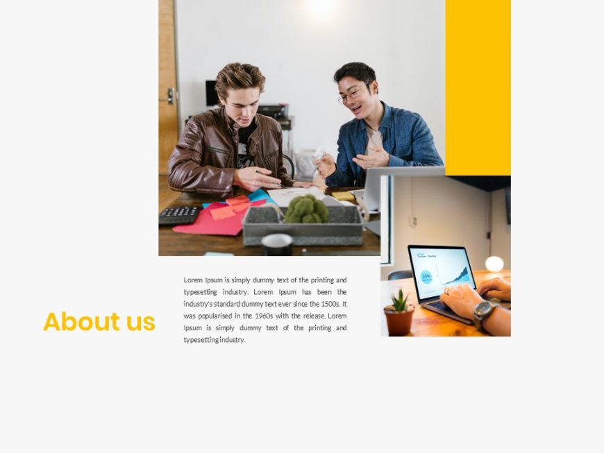 Marketing Yellow Pitch PowerPoint Template