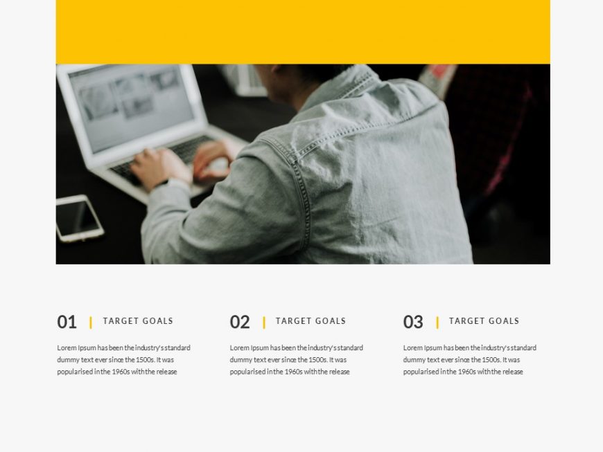 Marketing Yellow Pitch PowerPoint Template