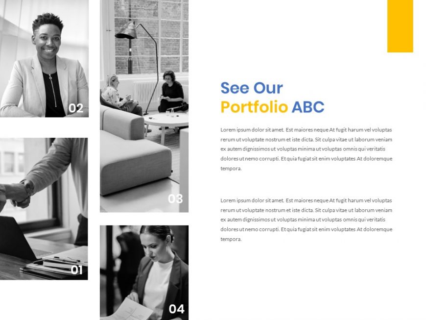 Dark Blue Pitch Deck PowerPoint Template