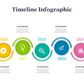 Circle Timeline Diagram Powerpoint Template