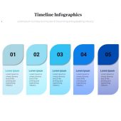 Leaf Timeline Infographic PowerPoint Template