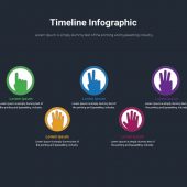 5 Steps Timeline Infographics PowerPoint Template